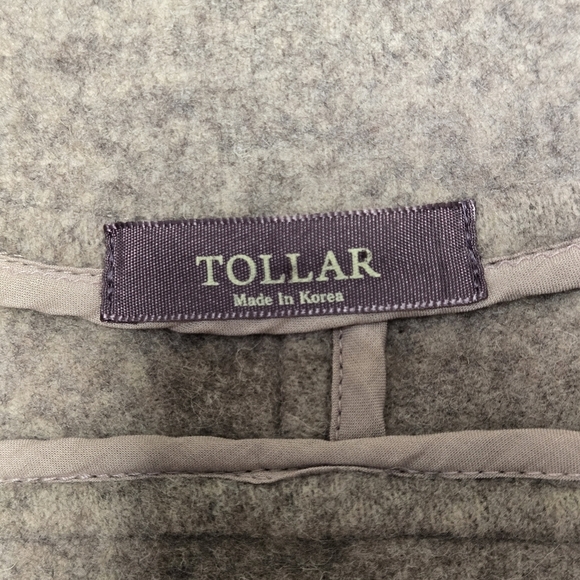 Tollar Made in Korea Zip Front Blanket Cape Poncho Coat Pockets O/S - Picture 7 of 10